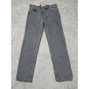 Everlane‎ Jeans Womens 24 Gray The Relaxed Straight Organic Cotton